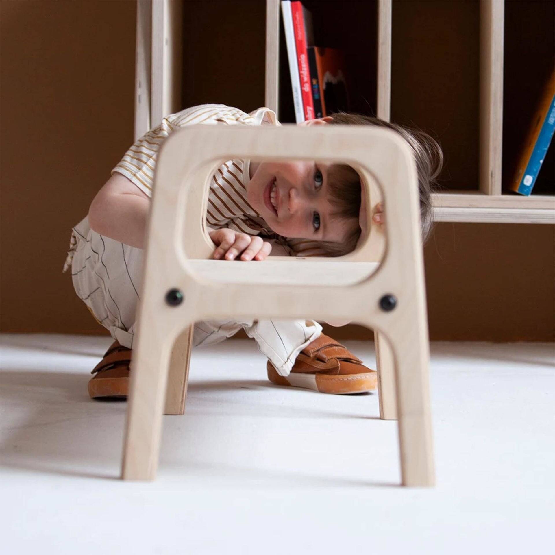 Denizatı, Montessori Ahşap Çocuk Taburesi, 50x32, CPT4771-50 - 4