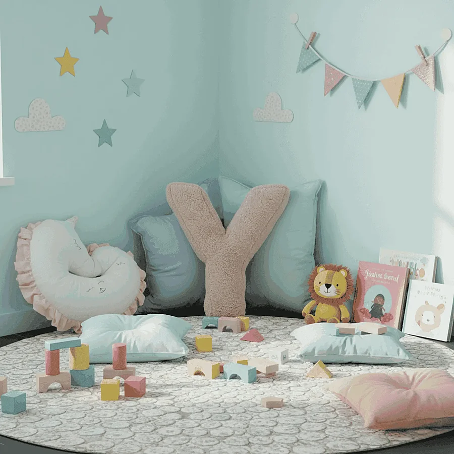 Litera, Y Harfi, Yastık, Kırlent, Elyaf Dolgulu, Welsoft Kumaş, 40 Cm - 5