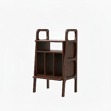 Lyric, Ahşap Kitaplık Ve Pikap Standı, Ceviz Renk - 5