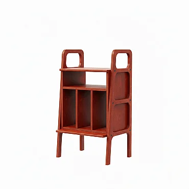 Lyric, Ahşap Kitaplık Ve Pikap Standı, Kırmızı Renk - 5